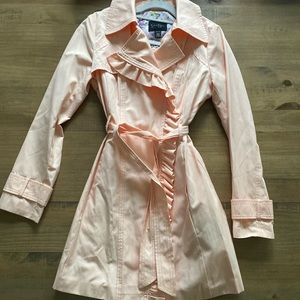 Peach Trench Coat